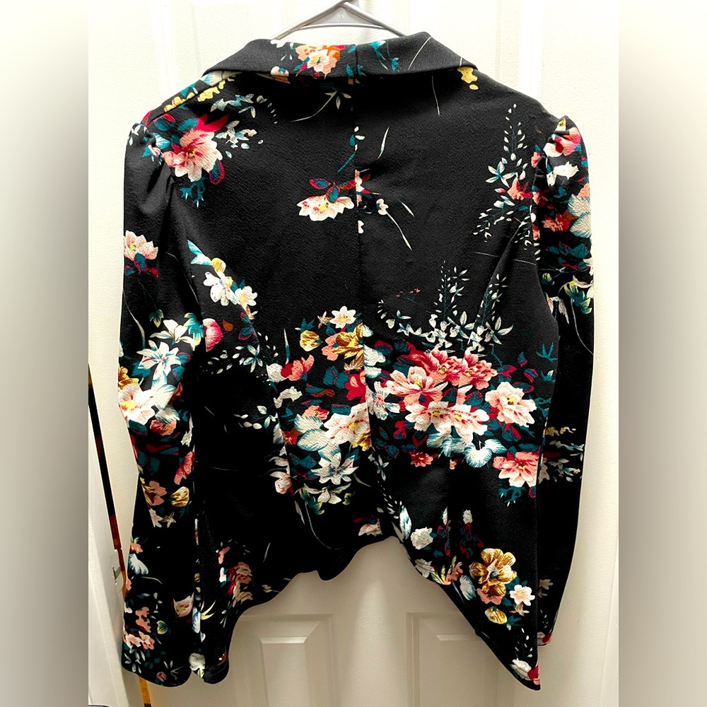 Floral blazer